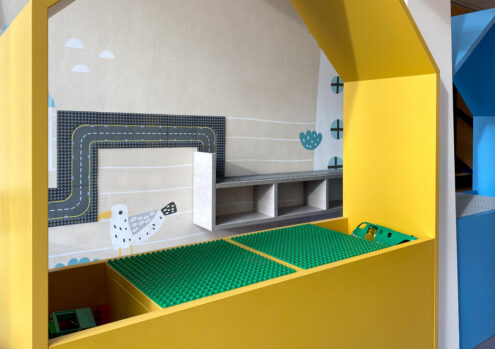 projectLego huisjes van Eureka interieurontwerp