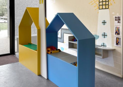 projectLego huisjes van Eureka interieurontwerp